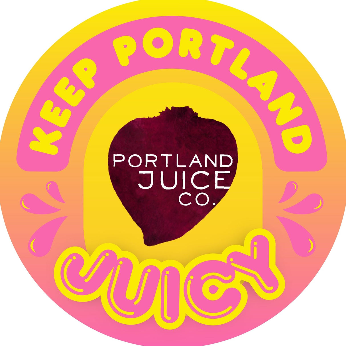 Sticker - Keep Portland Juicy 01