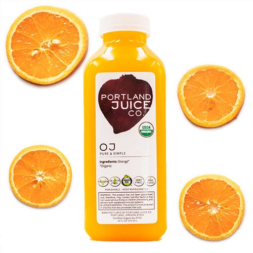 OJ Fresh Organic Orange Juice Cold-pressed and Raw