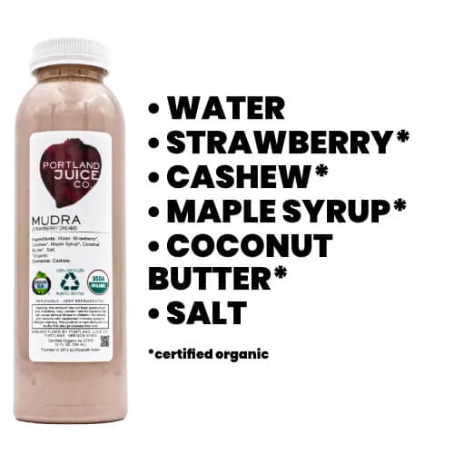 Mudra vegan strawberry yogurt taste - Certified Organic Cold-Pressed Juice From Portland Juice Company